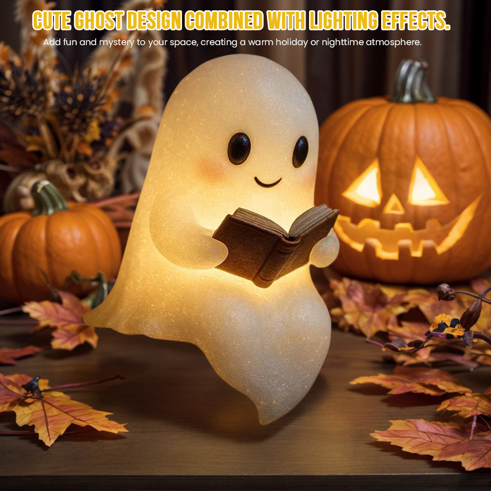 👻 Cute Ghost Night Light – Halloween Bedside Glow