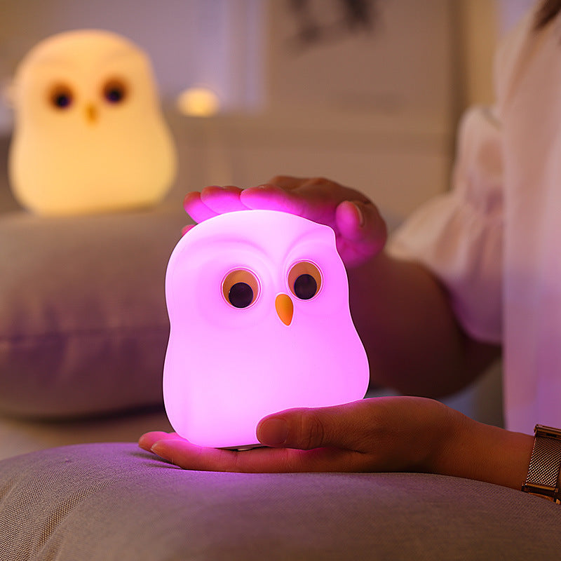 ضوء ليلي LED على شكل بومة