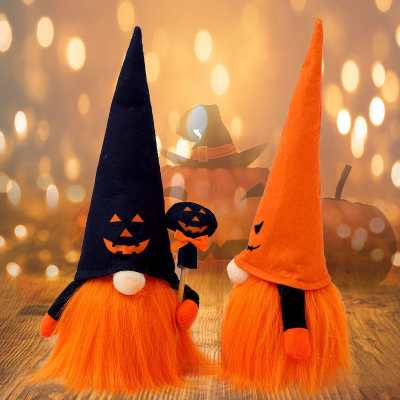 🎃 Cute Light-Up Halloween Plush Doll – Spooky Fun Nightlight