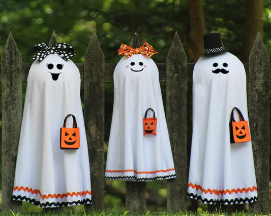👻 Halloween Ghost Door Wreath – Spooky Home Decor