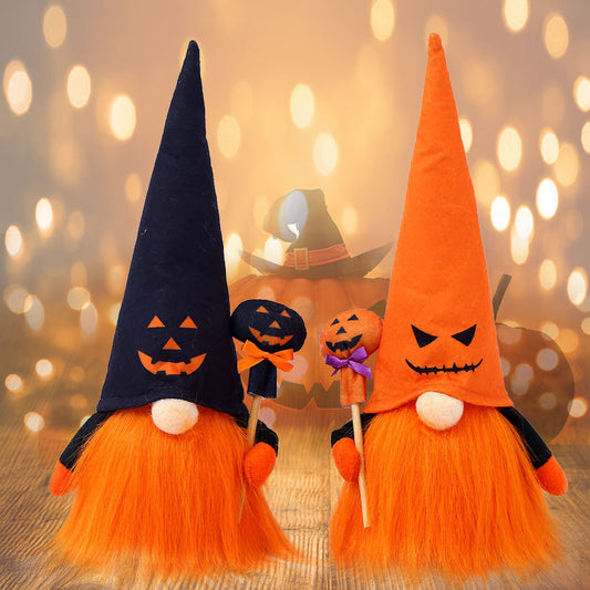 🎃 Cute Light-Up Halloween Plush Doll – Spooky Fun Nightlight