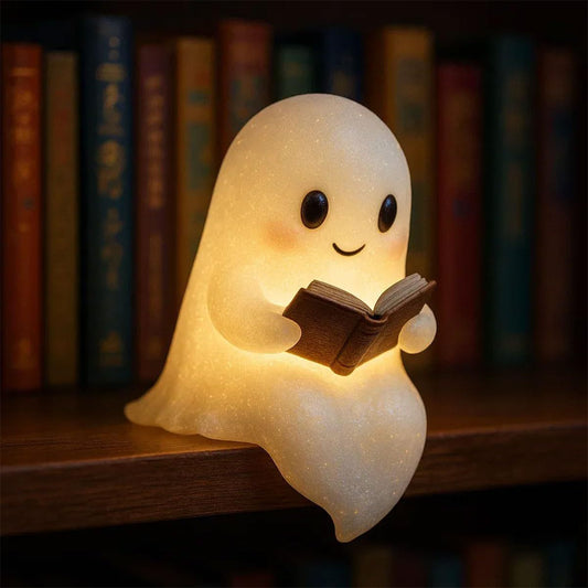 👻 Cute Ghost Night Light – Halloween Bedside Glow